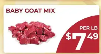 Food World Supermarket BABY GOAT MIX offer