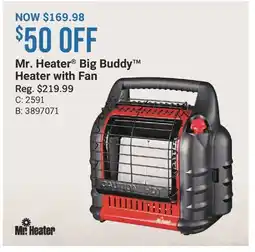 Cabela's Mr. Heater Big Buddy Heater with Fan offer