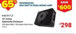 Visions Electronics NERTZ 10 Active Subwoofer Enclosure offer