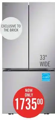 The Brick LG 33 25 Cu. Ft. Smart French-Door Refrigerator - Stainless Steel - LF25S6000S offer