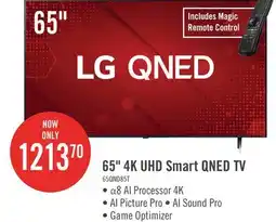 The Brick LG 65 4K Quantum Dot Nanocell HDR10 120Hz AMD FreeSync Smart TV (65QNED85TUA) offer