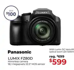 Gosselin Photo Panasonic LUMIX FZ80D offer