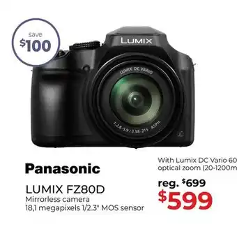 Gosselin Photo Panasonic LUMIX FZ80D offer