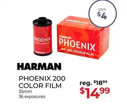 Gosselin Photo HARMAN PHOENIX 200 COLOR FILM offer