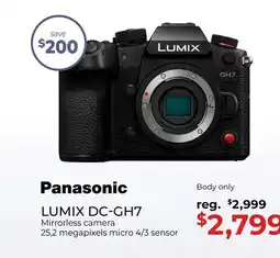 Gosselin Photo Panasonic LUMIX DC-GH7 offer