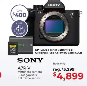 Gosselin Photo SONY A7R V offer