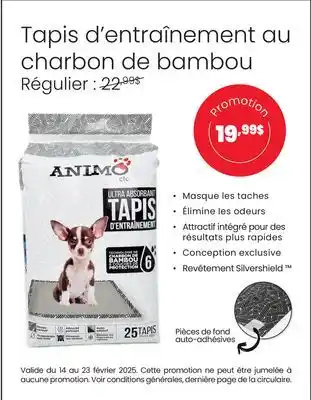 Animo Etc. Tapis d'entraînement au charbon de bambou Animo Etc offer