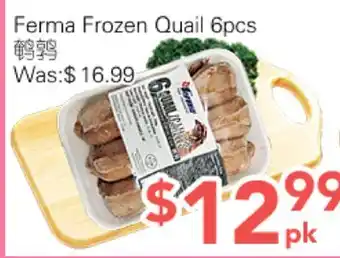 Ample Food Market Ferma Frozen Quail offer