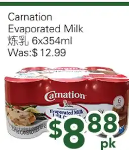 Ample Food Market Carnation Evaporated Milk offer