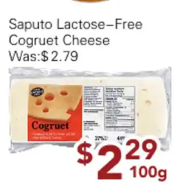 Ample Food Market Saputo Lactose-Free Cogruet Cheese offer