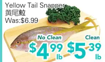 Ample Food Market Yellow tail Snapper offer