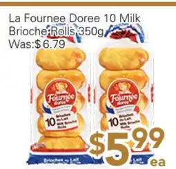 Ample Food Market La Fournee Doree 10 Milk Brioche Rolls offer