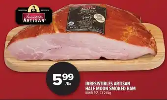 Metro Irresistibles artisan half moon smoked ham offer