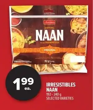 Metro Irresistibles naan offer