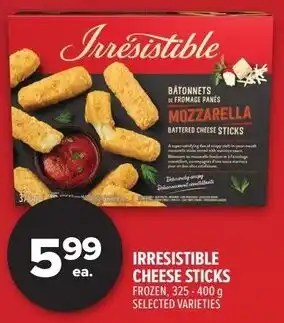 Metro Irresistible cheese sticks offer