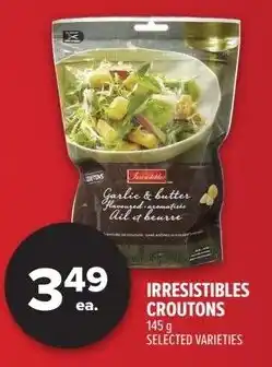 Metro Irresistibles croutons offer