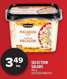 Metro Selection salads offer