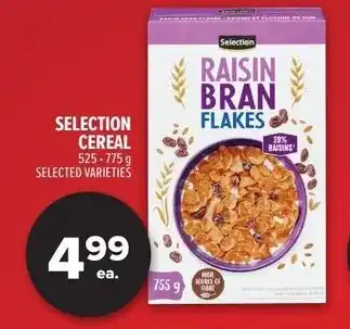 Metro Selection cereal offer