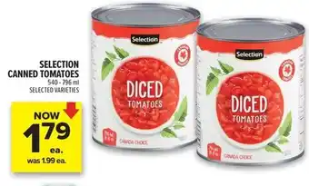 Metro Selection canned tomatoes offer