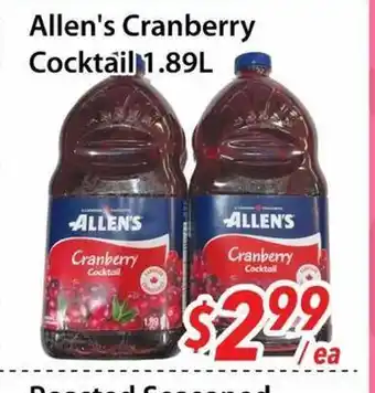 Bestco Food Mart Allen's Cranberry Cocktail offer