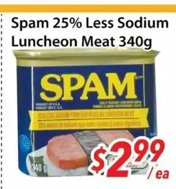 Bestco Food Mart Spam 25% Less Sodium Luncheon Meat offer