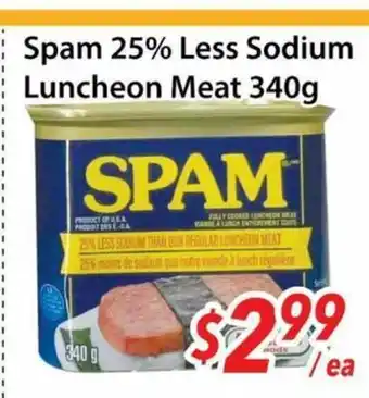 Bestco Food Mart Spam 25% Less Sodium Luncheon Meat offer