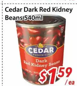 Bestco Food Mart Cedar Dark Red Kidney Beans offer