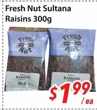 Bestco Food Mart Fresh Nut Sultana Raisins offer