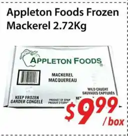 Bestco Food Mart Appleton Foods Frozen Mackerel offer