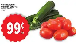 Metro GREEN ZUCCHINIS OR ROMA TOMATOES offer