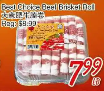 Foody Mart BEST CHOICE BEEF BRISKET ROLL offer