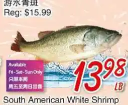 Foody Mart South American White Shrimp offer