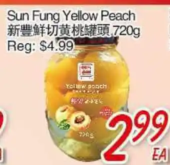 Foody Mart Sun Fung Yellow Peach offer