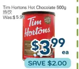 Oceans Fresh Food Market Tim Hortons Hot Chocolate offer