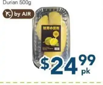 Oceans Fresh Food Market Durian offer