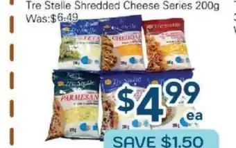 Oceans Fresh Food Market Tre Stelle Shredded Cheese Series offer