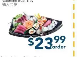 Oceans Fresh Food Market Valentine Boat Tray offer