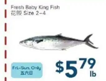 Oceans Fresh Food Market Fresh Baby King Fish offer