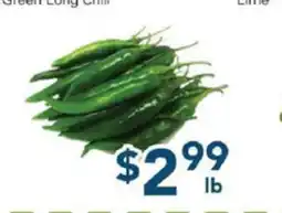 Oceans Fresh Food Market Green Long Chili offer