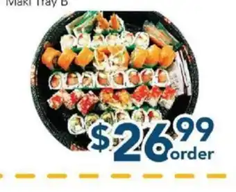 Oceans Fresh Food Market Maki Tray B offer