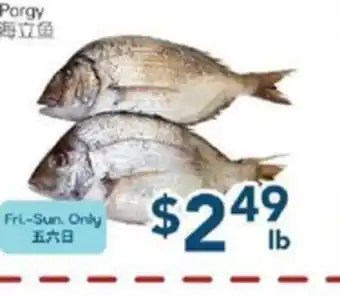 Oceans Fresh Food Market Porgy offer