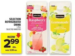 Metro Selection refrigerated drink offer