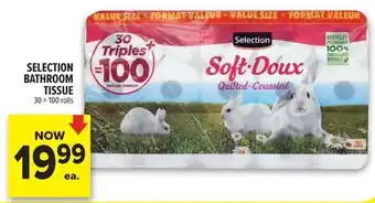 Metro Selection bathroom tissue offer