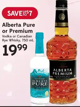 Sobeys Alberta Pure or Premium offer