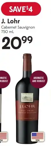 Sobeys J. Lohr Cabernet Sauvignon offer