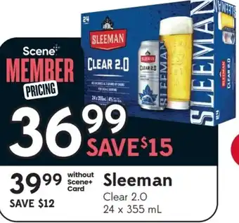 Sobeys Sleeman Clear 2.0 offer