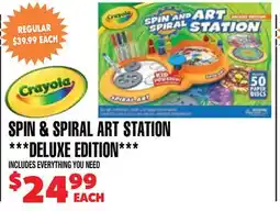 Len's Mill Stores SPIN & SPIRAL ART STATION **DELUXE EDITION offer