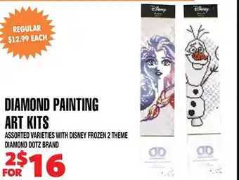 Len's Mill Stores DIAMOND PAINTING ART KITS offer