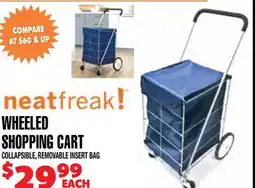 Len's Mill Stores WHEELED SHOPPING CART offer