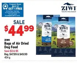 Ren’s Pets Depot ZIWI Bags of Air Dried Dog Food offer